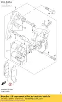 5930013860, Suzuki, Zestaw podk?adek suzuki dr  sm drz l z400e z400s dr125sm drz400e 125 400 , Nowy