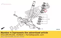 53210KVRC00, Honda, Kogel, stuurstaal, # 6x21 honda  nsc sh ww 110 125 150 300 502 2013 2017 2018 2019, Nieuw