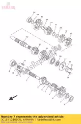 Here you can order the gear, 2nd pinion ( from Yamaha, with part number 3C1E71210000: