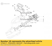 576017, Aprilia, falda, Nuovo