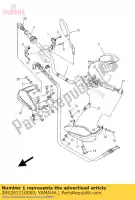 2BS261110000, Yamaha, guidon yamaha  xt 1200 2014 2015 2017 2019 2020 2021, Nouveau