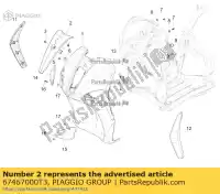 67467000T3, Piaggio Group, escotilha frontal     , Novo