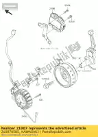 210070585, Kawasaki, rotor kawasaki ninja  sl z krt edition bx250 a abs b br250 f e 250sl z250sl 250 , Nouveau