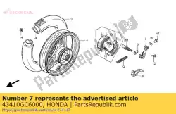 Here you can order the arm, rr. Brake from Honda, with part number 43410GC6000: