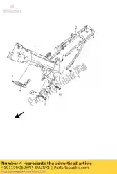 Here you can order the bracket,eng mtg from Suzuki, with part number 4191106G60YAP: