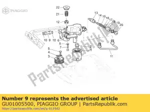 Piaggio Group GU01005500 z??czka w??a - Dół