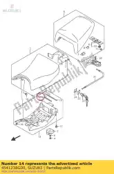 Qui puoi ordinare cuscino, sedile, fr da Suzuki , con numero parte 4541238G00: