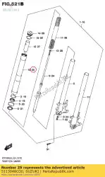 Aqui você pode pedir o tubo, externo, direita em Suzuki , com o número da peça 5113048G30: