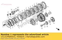 Tutaj możesz zamówić ko? O z? Bate, nap? D pompy oleju (31t) od Honda , z numerem części 15131MBA003: