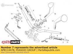 Aprilia AP8114478, Levering van gastransport, OEM: Aprilia AP8114478