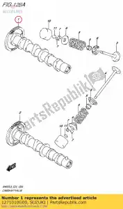 Suzuki 1271010G00 árvore de cames comp, i - Lado inferior