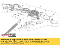 Tutaj możesz zamówić w?? Wlotowy od Piaggio Group , z numerem części AP8220707: