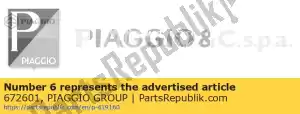 Piaggio Group 672601 tampone - Il fondo