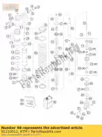 91210012, KTM, resorte pds4-250 85-111n / mm ktm exc mxc smr sx sxs xc 125 200 250 300 380 400 450 520 525 540 2000 2001 2002 2003 2004, Nuevo