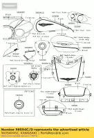 560540402, Kawasaki, segno, serbatoio carburante, lh kawasaki vn voyager custom k classic e d b c f tourer a abs vulcan lt g vn1700 1700 , Nuovo