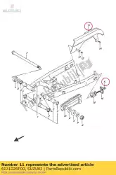 Qui puoi ordinare custodia, catena da Suzuki , con numero parte 6131026F00: