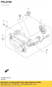 suzuki 0932009505 cushion - Bottom side