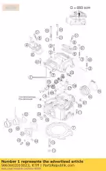 Qui puoi ordinare testata cpl. Sm sas 04 da KTM , con numero parte 5863602010023: