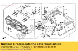Aquí puede pedir juego de válvulas, arrancador de Honda , con el número de pieza 16046MEL003: