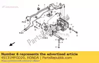 45131MFGD20, Honda, pipe a,fr brk honda cbr  fa cb hornet f rr rra cbf na s sa n hannspree cb600fa cb600f3a cbr600fa 600 , New