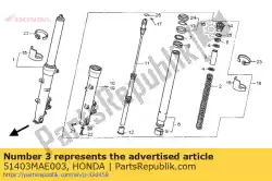 Here you can order the collar, spring from Honda, with part number 51403MAE003: