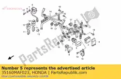 Tutaj możesz zamówić zespó? Czujnika, banka od Honda , z numerem części 35160MAF023: