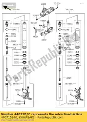 Aqui você pode pedir o damper-assy, ?? Fork, rh em Kawasaki , com o número da peça 440715140: