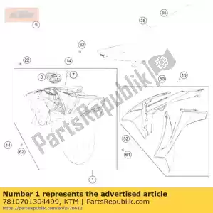 ktm 7810701304499 fueltank cpl. 9l efi exc - Lado inferior