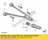 46718562400, BMW, voetsteunhouder rechts achter bmw  1000 2017 2018 2019 2020, Nieuw