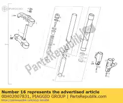 Tutaj możesz zamówić prawy uchwyt ko? A od Piaggio Group , z numerem części 00H02007831: