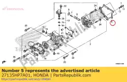 Qui puoi ordinare guarnizione, coperchio controllo olio da Honda , con numero parte 27135HP7A01: