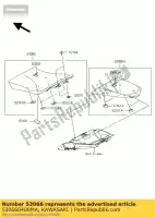 530660400MA, Kawasaki, assento-assy, ??fr, preto kawasaki z zx zsx abs zxsx 1000, Novo