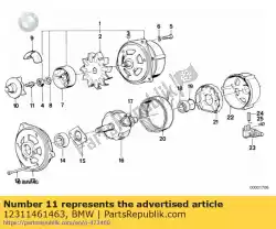 Qui puoi ordinare vite - m8x40 da BMW , con numero parte 12311461463: