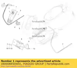Aquí puede pedir cubrir de Piaggio Group , con el número de pieza 1B000885000VL: