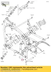 Aquí puede pedir con perno, 8x18 de Kawasaki , con el número de pieza 130BB0818: