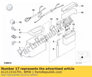 bmw 61212316791 carene, nero, sinistra - Parte superiore