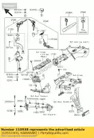 110531400, Kawasaki, support, serrure de siège kawasaki zx6rr ninja n zx 6r 6rr 600 , Nouveau