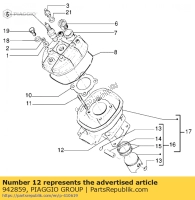 942859, Aprilia, gasket, New