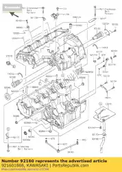 Ici, vous pouvez commander le amortisseur auprès de Kawasaki , avec le numéro de pièce 921601868: