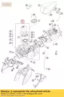 90207513044, KTM, tanque de combustível cpl. ktm  duke 200 250 390 2014 2015 2016 2019, Novo