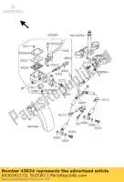 K430341172, Suzuki, freno de soporte suzuki vz marauder m1600 vz1600 1600 , Nuevo