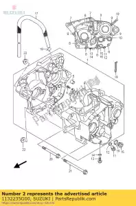 Suzuki 1132235G00 válvula, cárter - Lado inferior