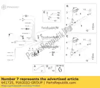 641725, Piaggio Group, terminal hv aprilia moto-guzzi piaggio vespa beverly fly gts super liberty lt lx lxv mp mp3 nevada classic primavera rp8m45410 rp8m82821, rp8m82100, rp8m82310, rp8m82122,  rp8md1101,  rp8md1201 s sr sr motard typhoon v vespa vespa gts vespa gts super vespa s x zapc50, Novo