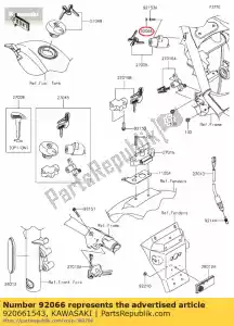 Kawasaki 920661543 wtyczka - Dół