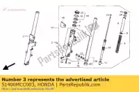 51400MCC003, Honda, tenedor, delantero honda cb x11 sf cbr super blackbird xx cb1100sf 1100 , Nuevo