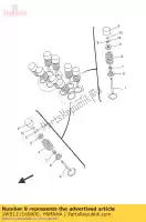 1WS121160000, Yamaha, zitting, klepveer yamaha  mt xsr 660 690 700 850 900 2014 2015 2016 2017 2018 2019 2020 2021, Nieuw