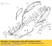 6219870087, Piaggio Group, parte posteriore del corpo destra     , Nuovo