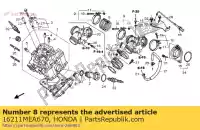16211MEA670, Honda, isolator, carburateur honda vtx 1300 2003 2004 2005 2006 2007, Nieuw