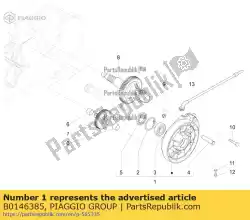 Qui puoi ordinare coperchio laterale da Piaggio Group , con numero parte B0146385: