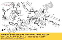 Here you can order the key set from Honda, with part number 35010MGVD00: